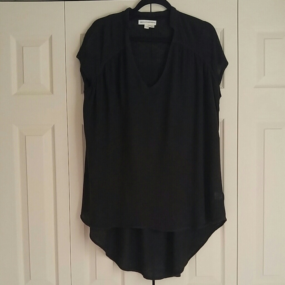🎉Host Pick🎉Urban Outfitters Mouchette High-Low Top - Picture 2 of 8